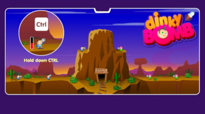 Dinky Bomb online realtime multiuser Flash game, AKA DinkyBomb. Previously DinkyBomb Original.